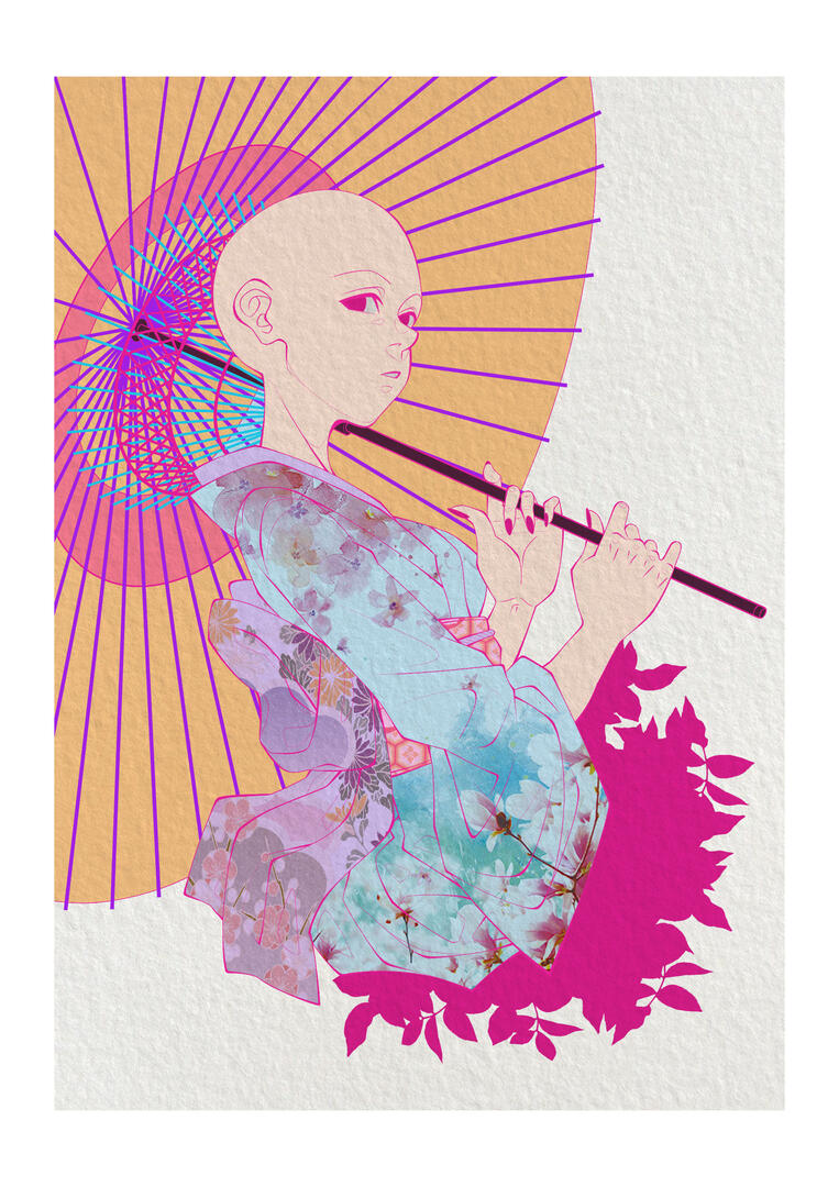 Japanese Umbrella YCH