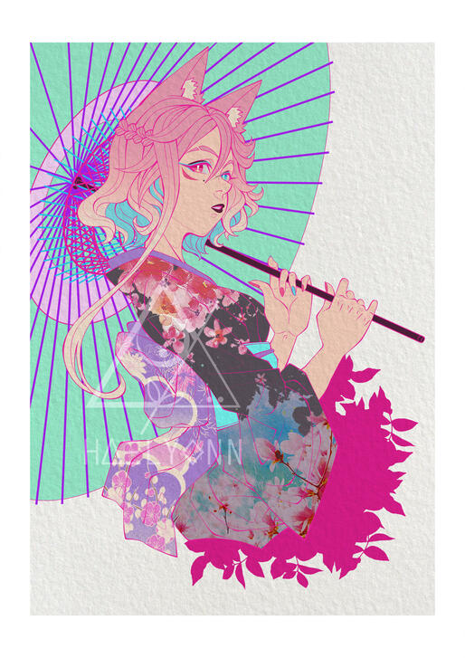 Japanese Umbrella YCH Japanese Umbrella YCH