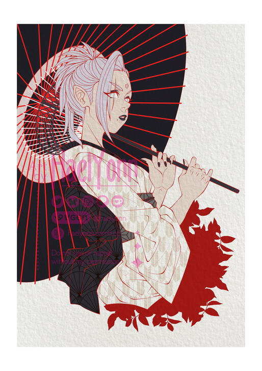 Japanese Umbrella YCH