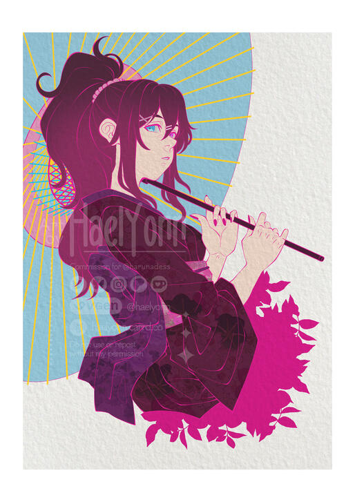 Japanese Umbrella YCH