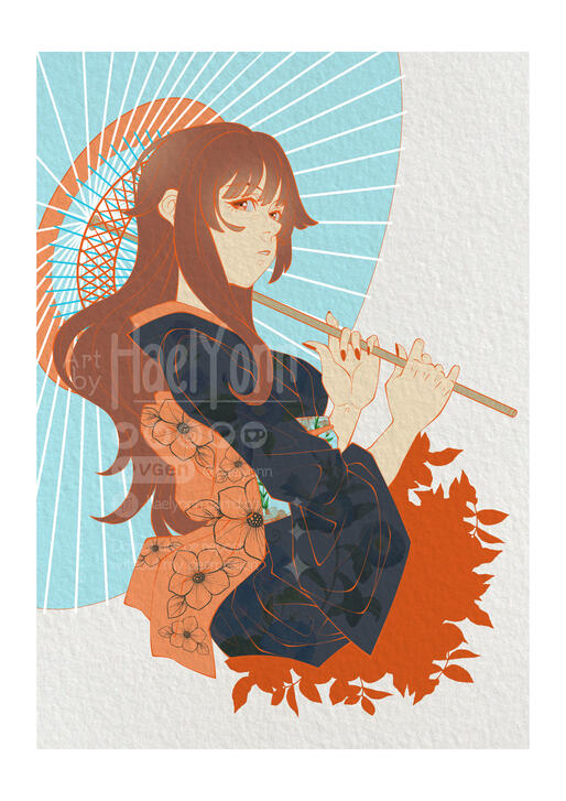 Japanese Umbrella YCH