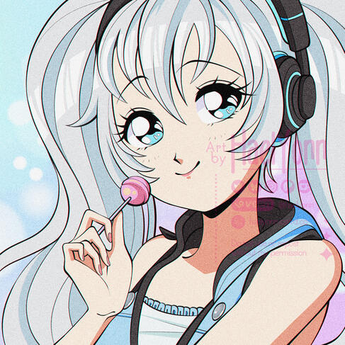 90s Anime Lollipop YCH 90s Anime Lollipop YCH