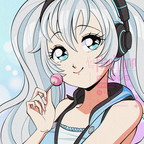 90s Anime Lollipop YCH 90s Anime Lollipop YCH